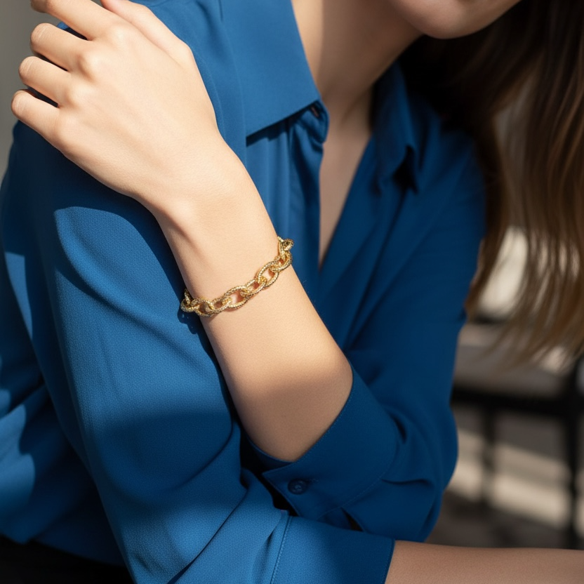 Pave Chain Bracelet