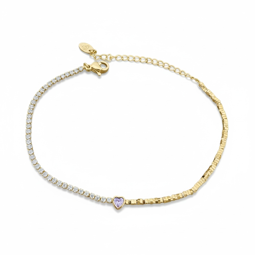 Blush Heart Bracelet