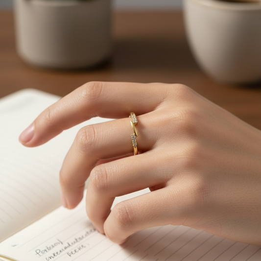 Aurelia Spark Open Ring