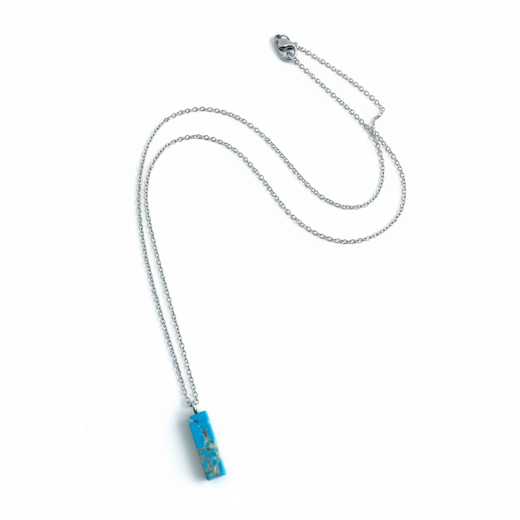 Azure Bar Necklace