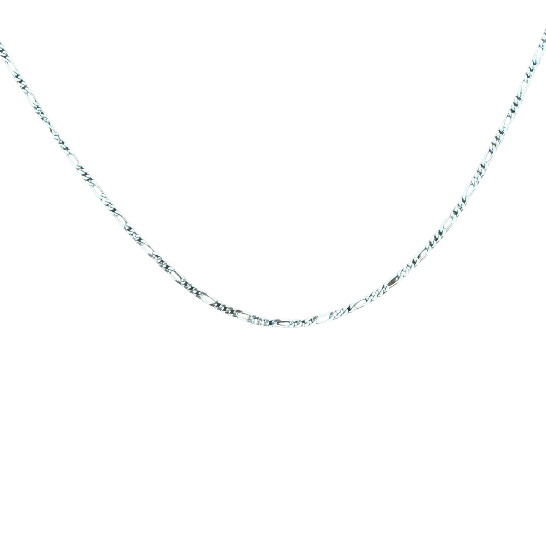 Figaro Chain Silver925 Necklace 0.2cm
