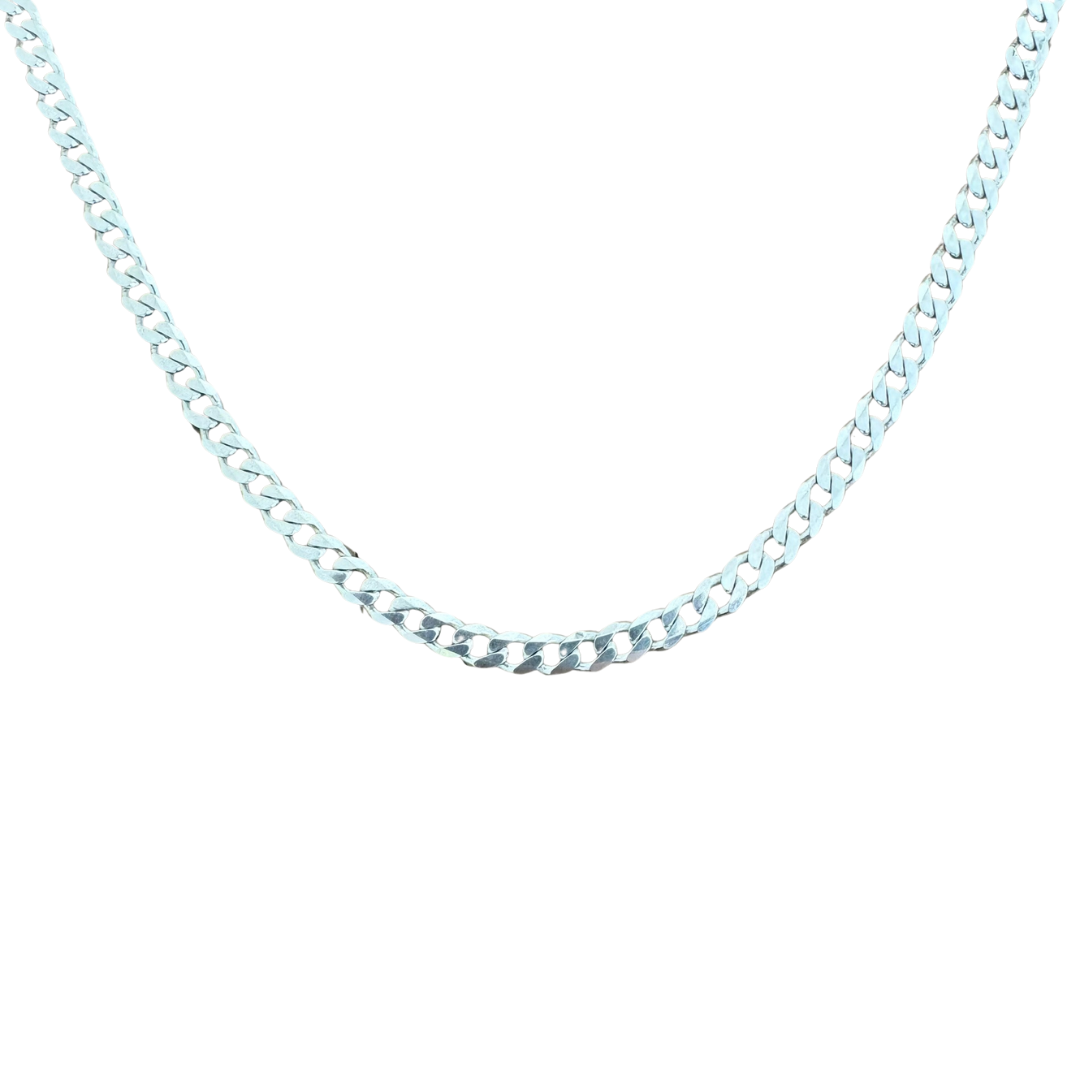 Curb Chain Silver925 Necklace 0.5cm