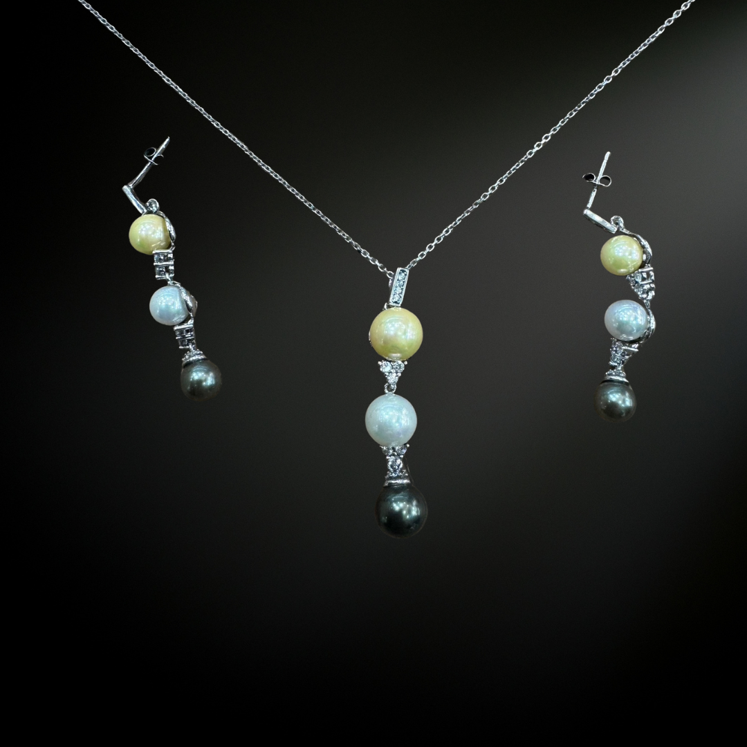 Three Drop Silver925 Set