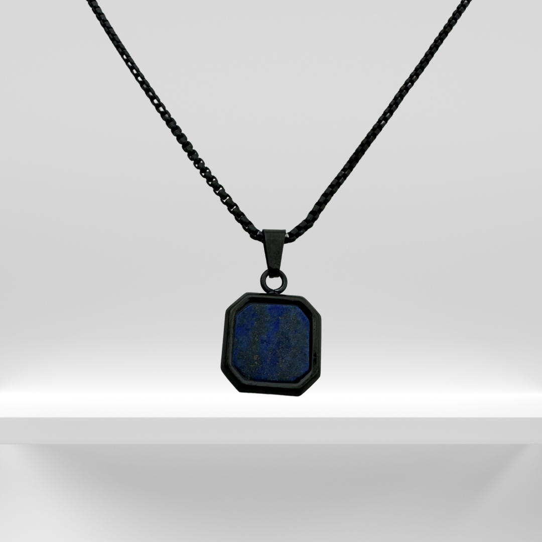 Lajward Geometric Necklace