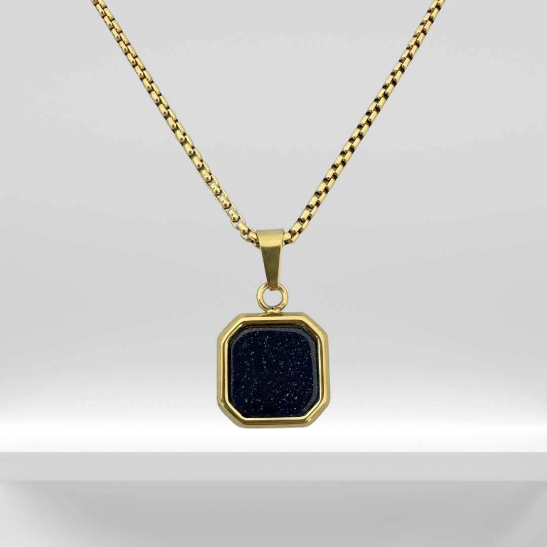 Night Sky Geometric Necklace