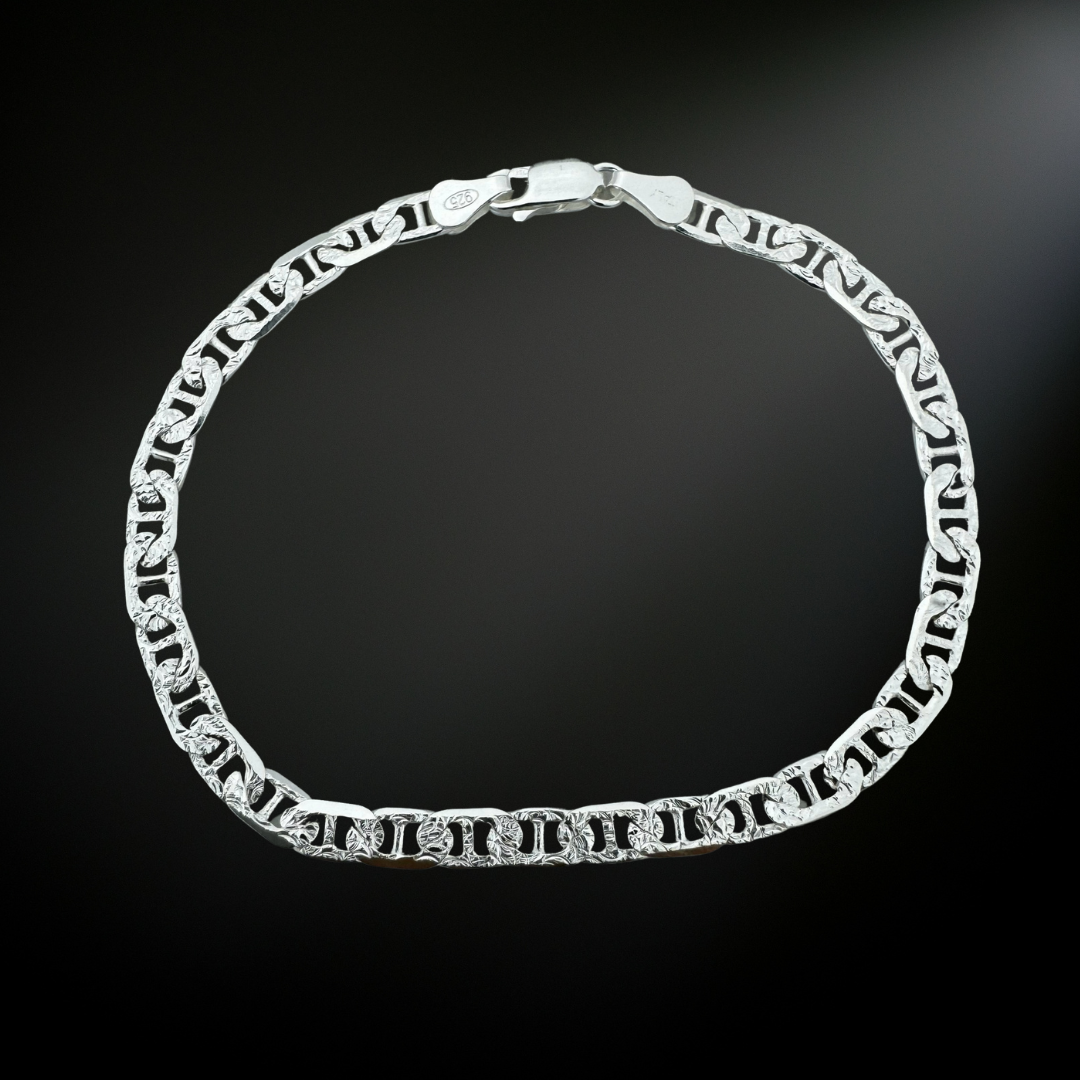 Mariner Anchor chain Bracelet 0.5cm