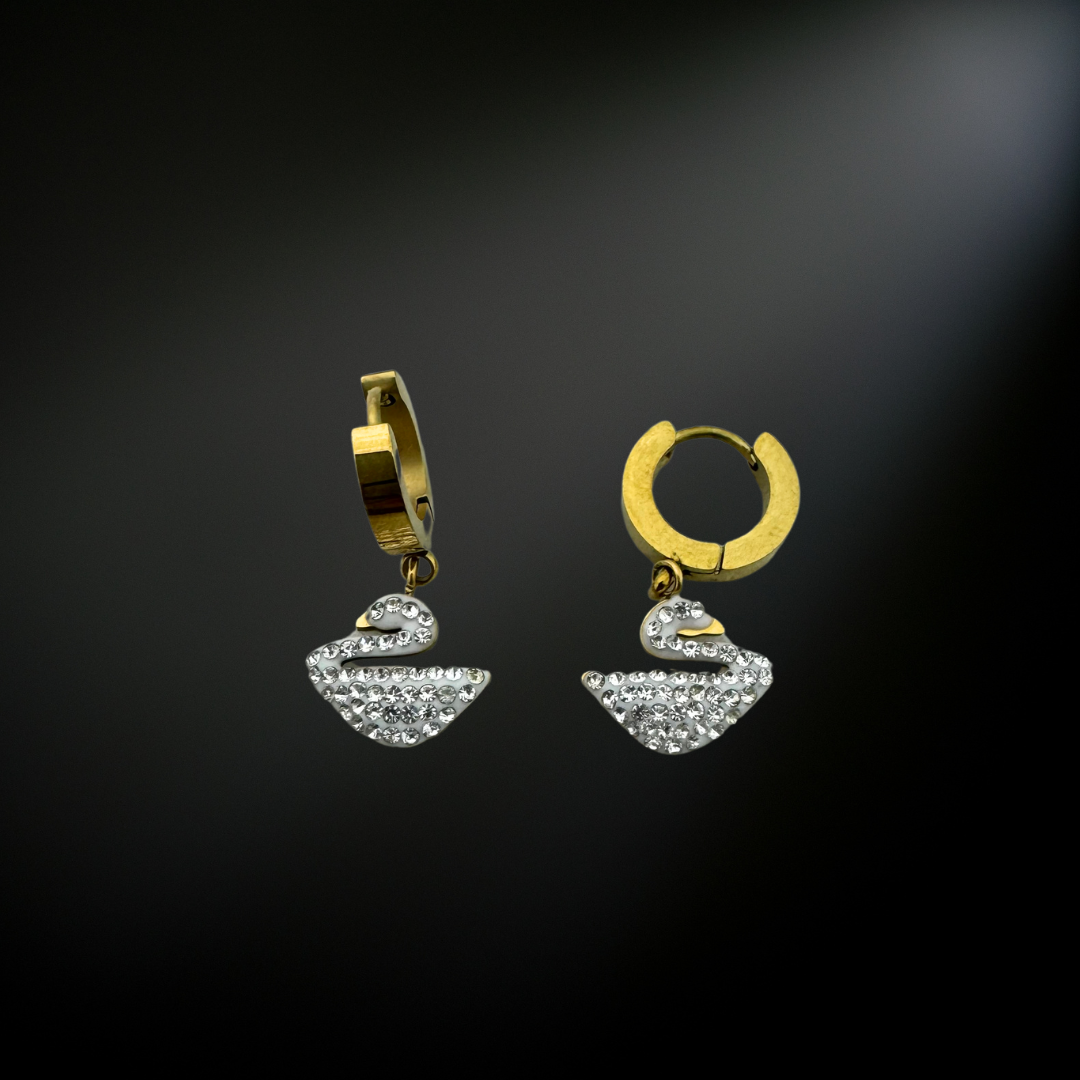 Swan Earrings
