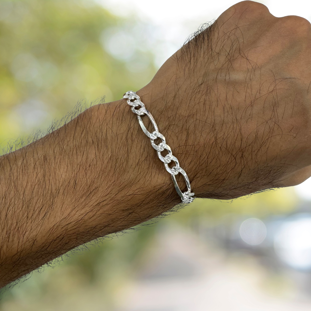 Figaro Chain Bracelet 0.8cm