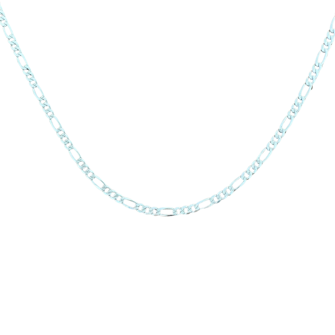 Figaro Chain Silver925 Necklace 0.5cm