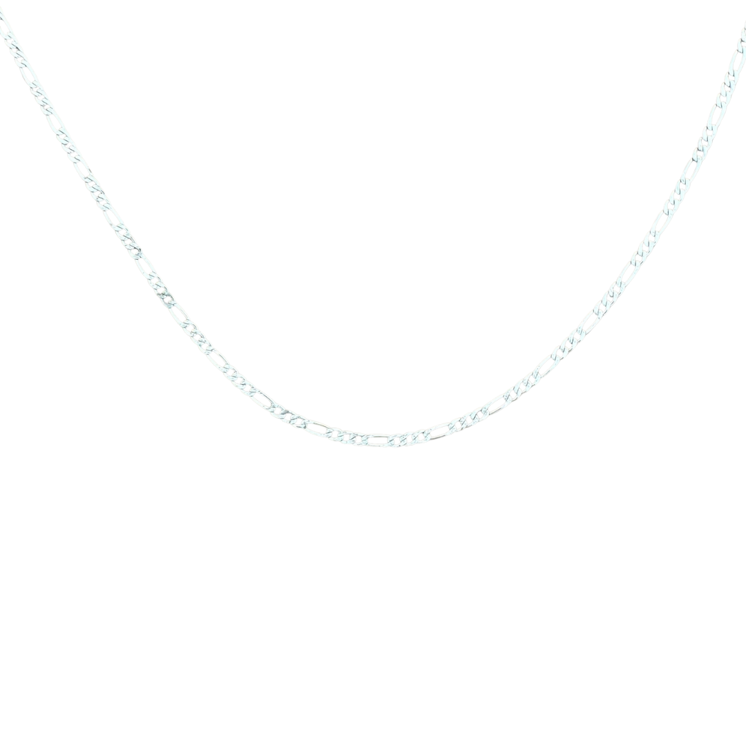 Figaro Chain Silver925 Necklace 0.2cm