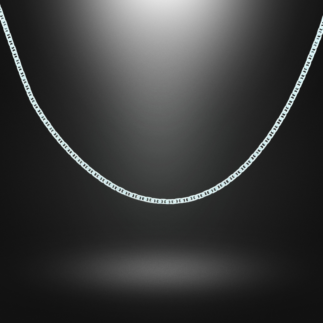 Mariner Anchor Chain Silver925 Necklace 0.25cm