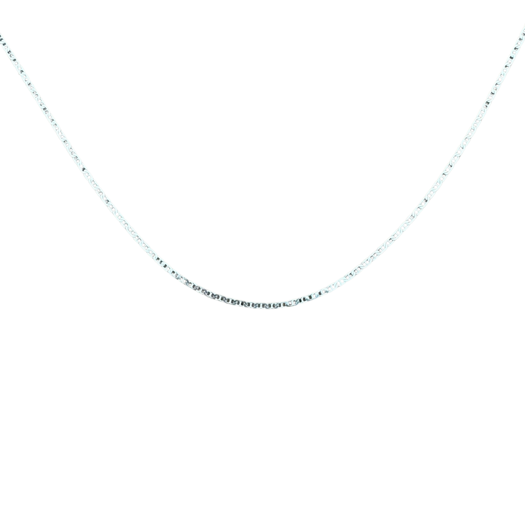 Mariner Anchor Chain Silver925 Necklace 0.2cm