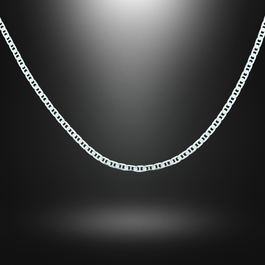 Mariner Anchor Chain Silver925 Necklace 0.35cm