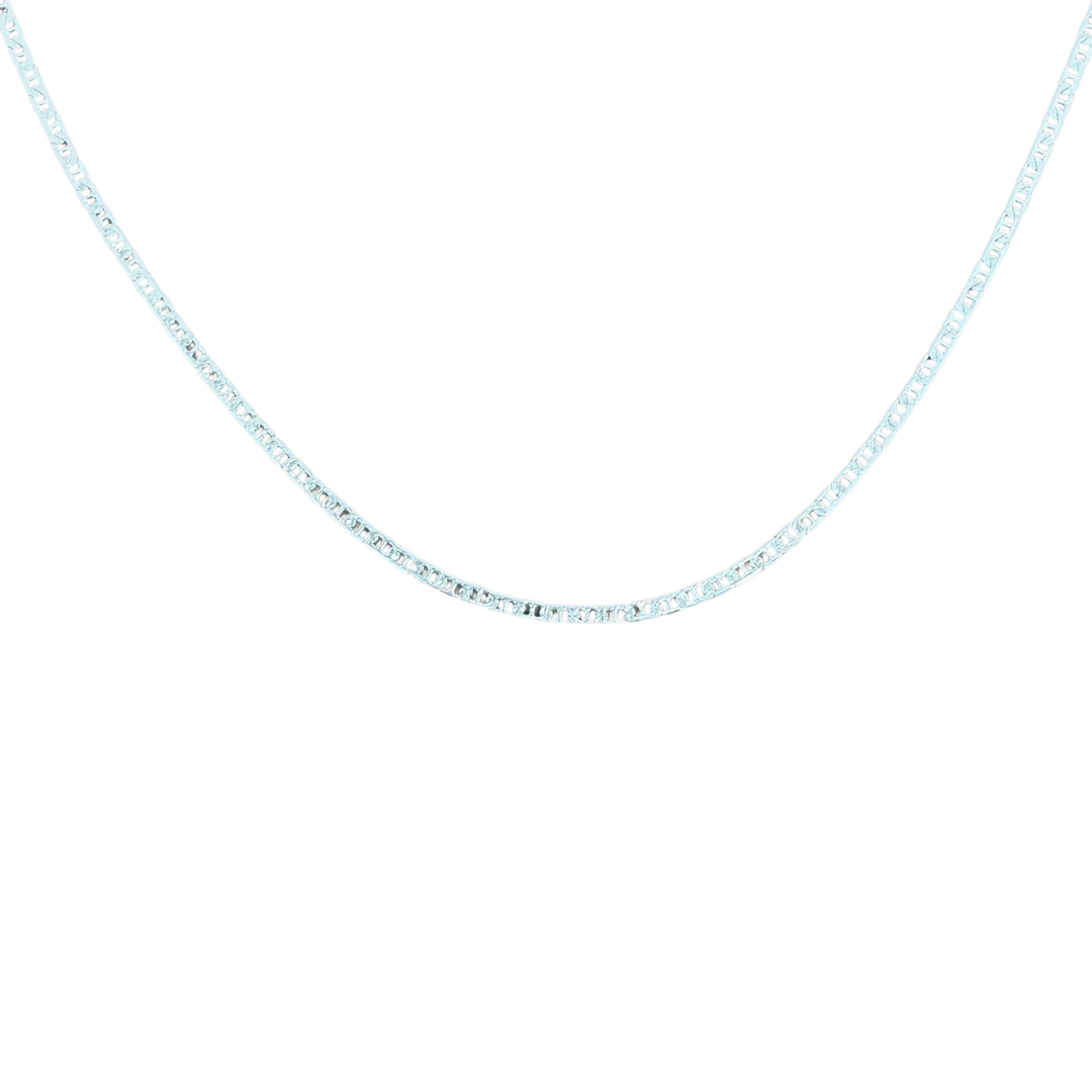 Mariner Anchor Chain Silver925 Necklace 0.4cm