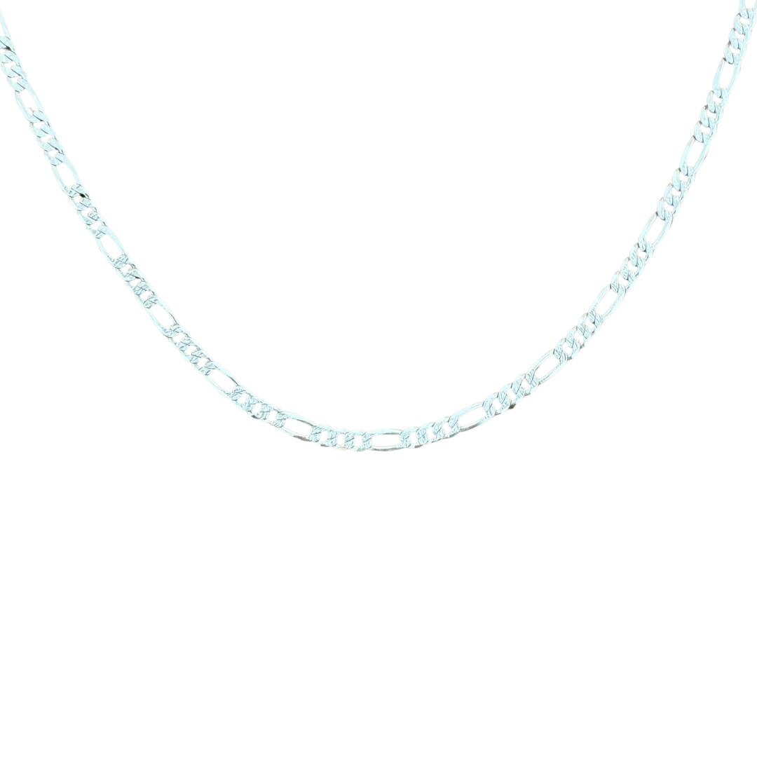 Figaro Chain Silver925 Necklace 0.5cm