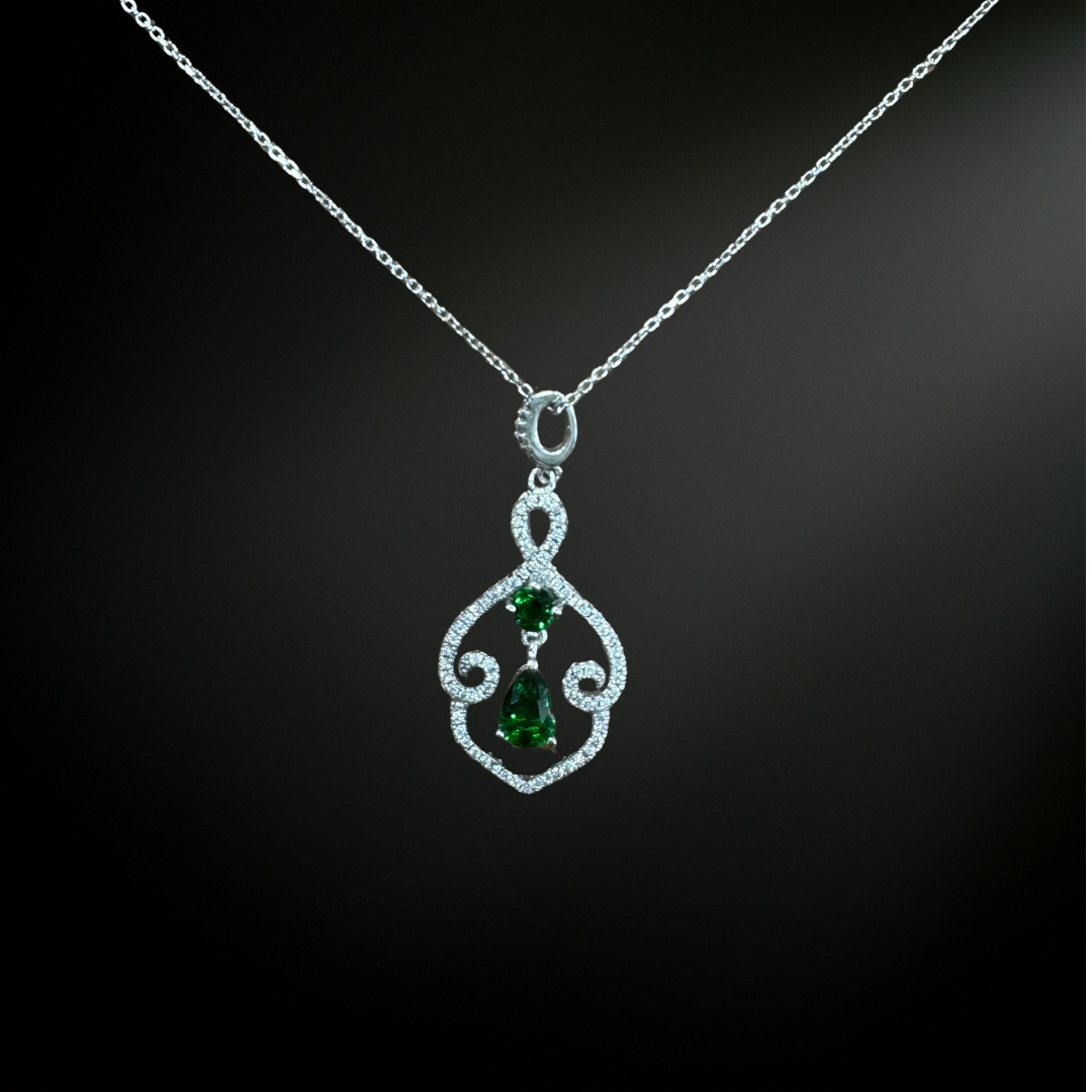 Tourmaline Silver925 Necklace