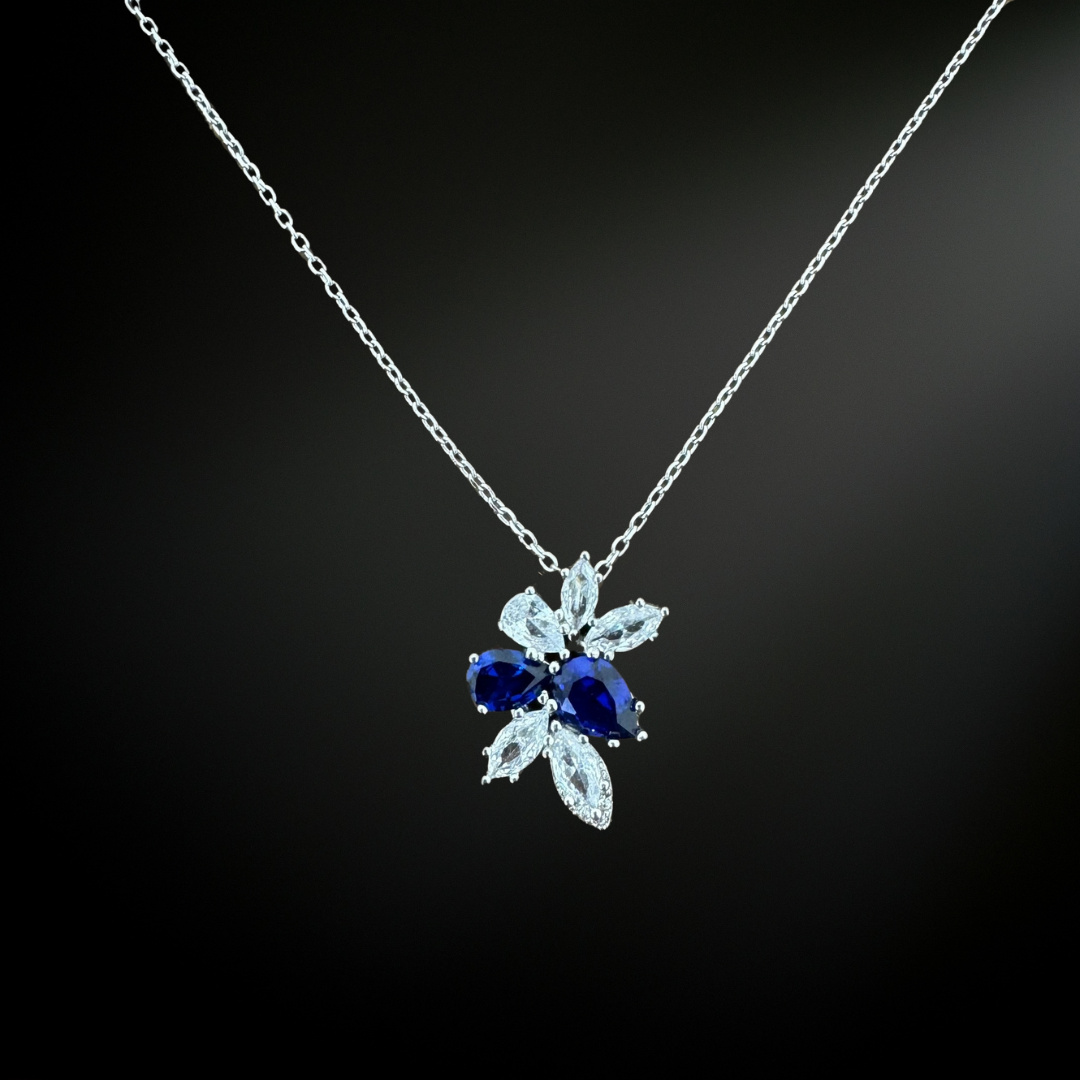 Blue Sapphire Silver925 Necklace