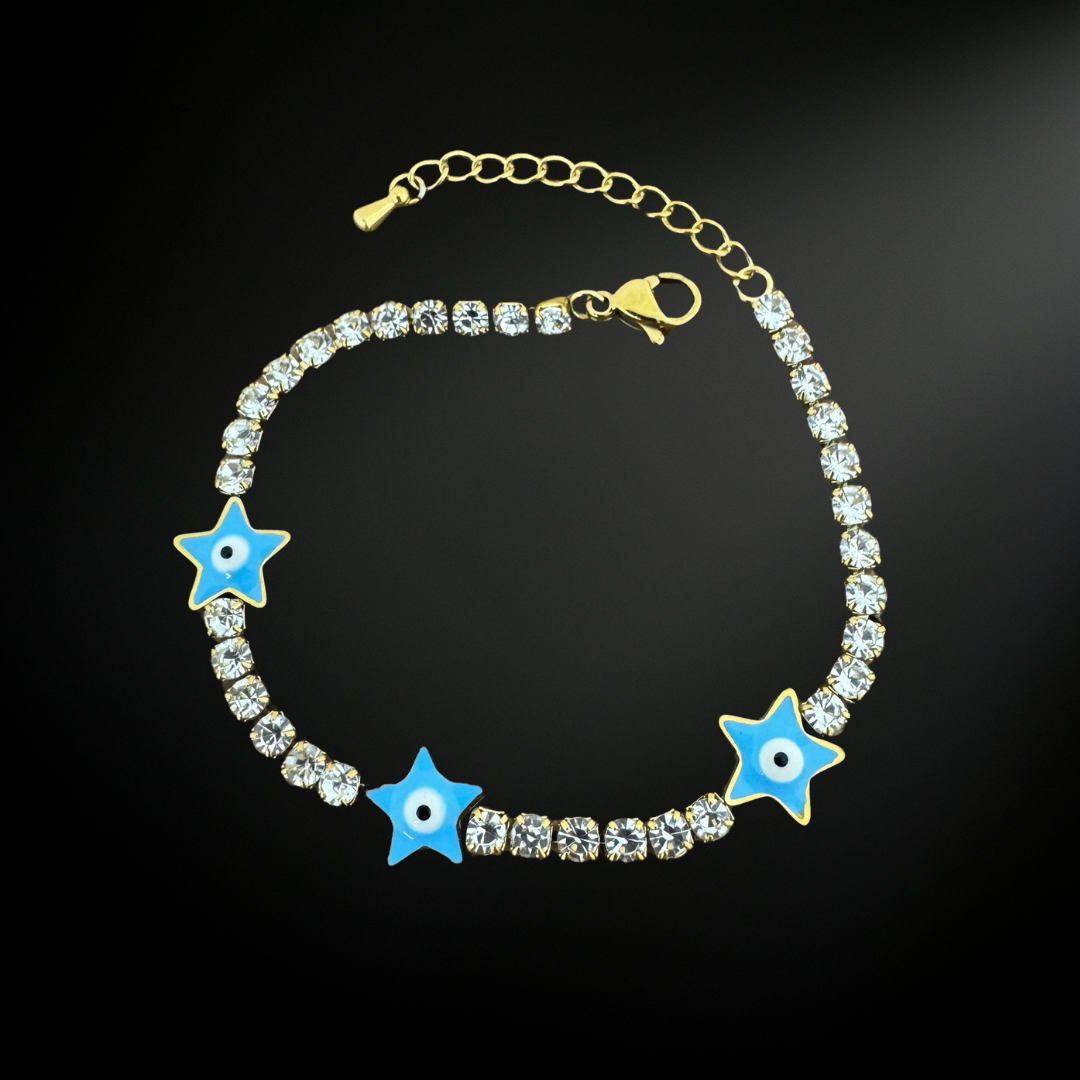 Evil Eye Stars Bracelet