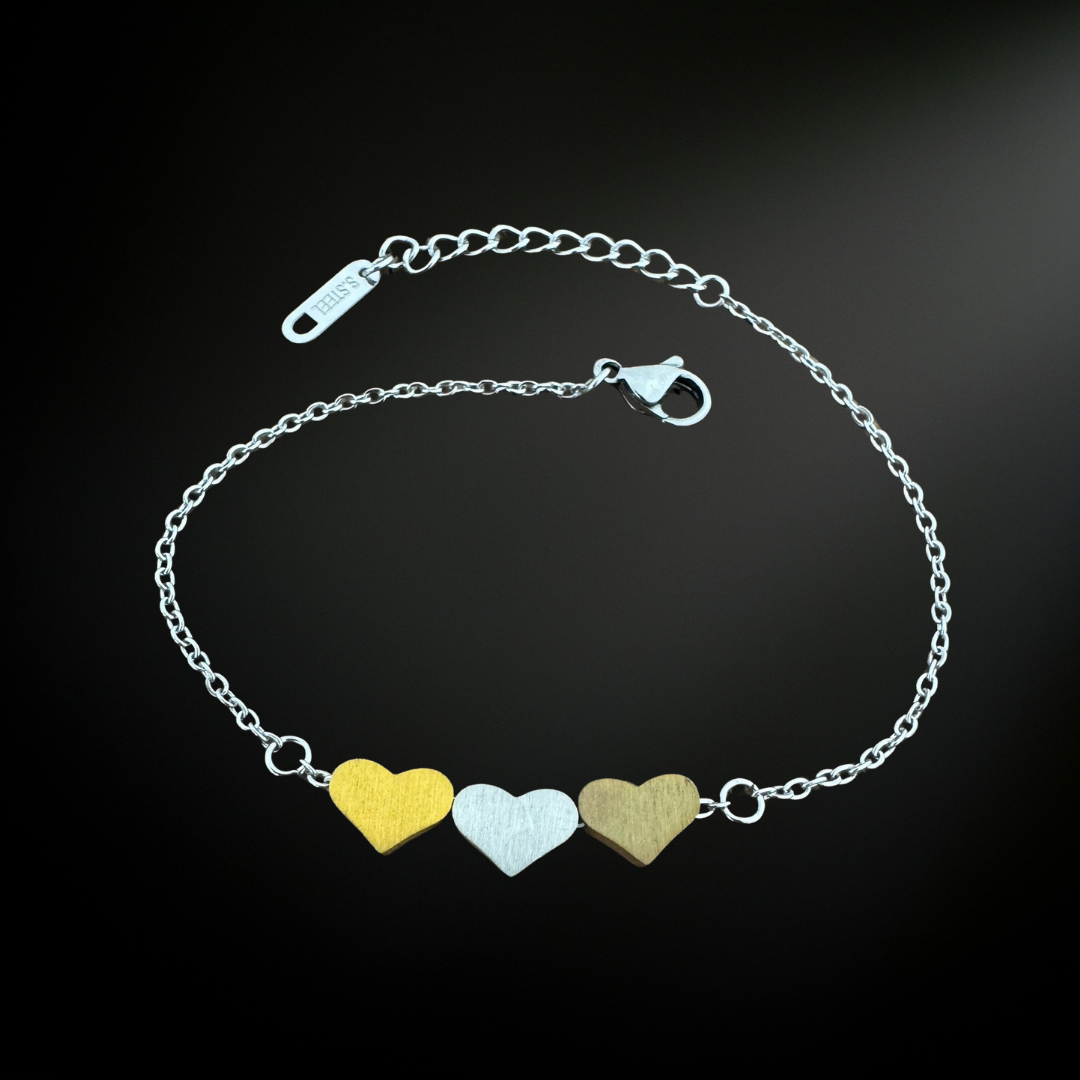 Three Hearts Bracelet