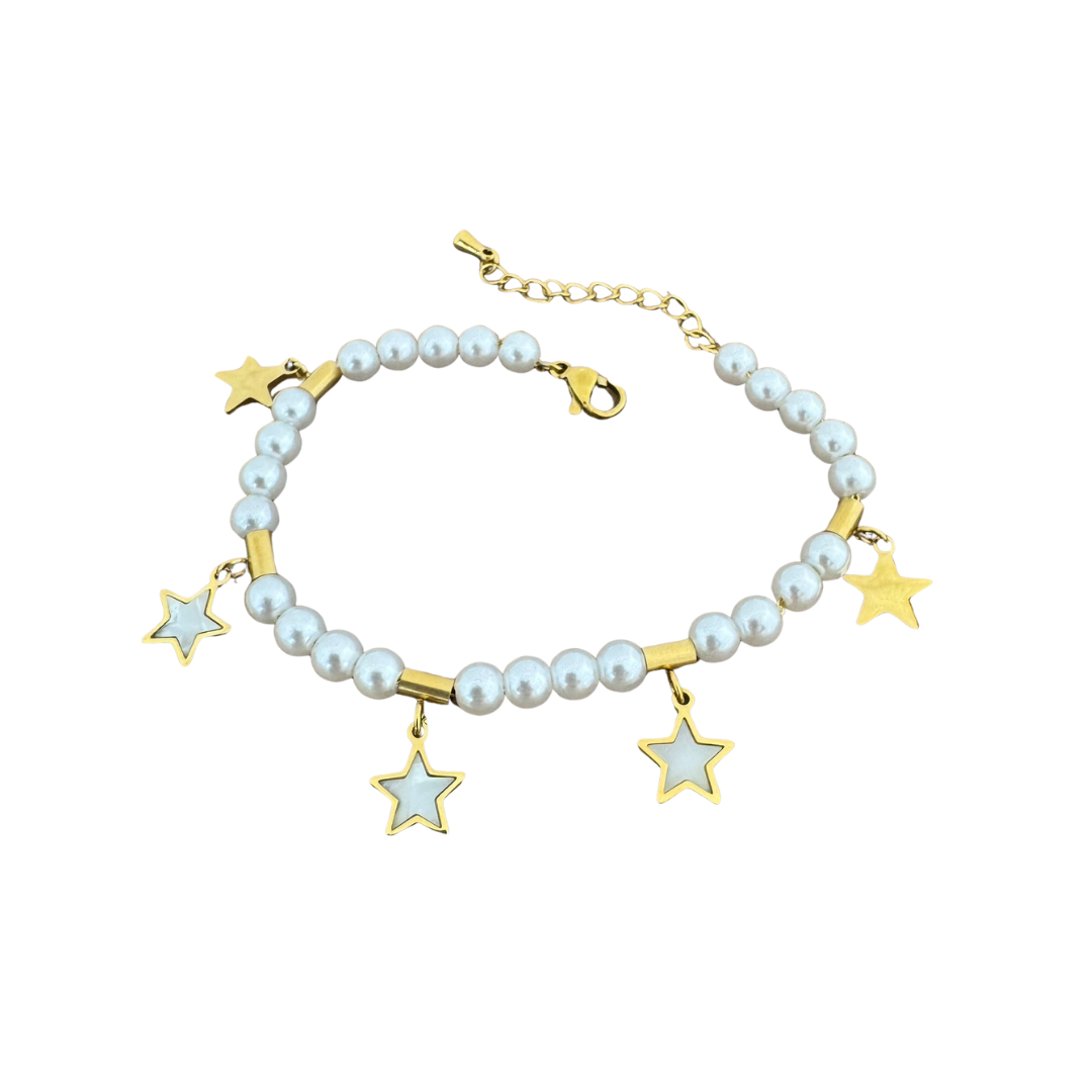 Pearl Star Bracelet