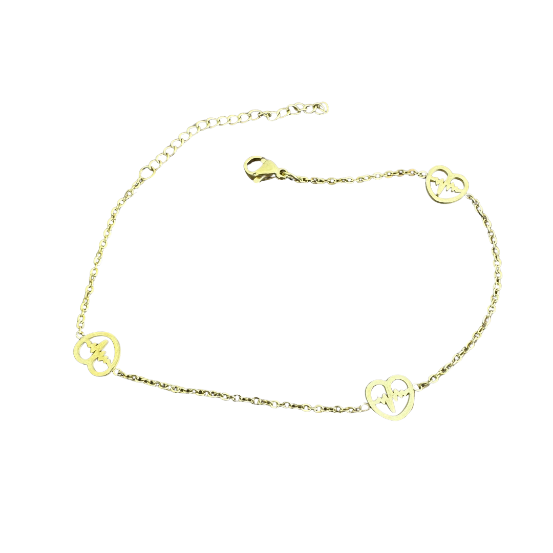 Heartbeat Anklet