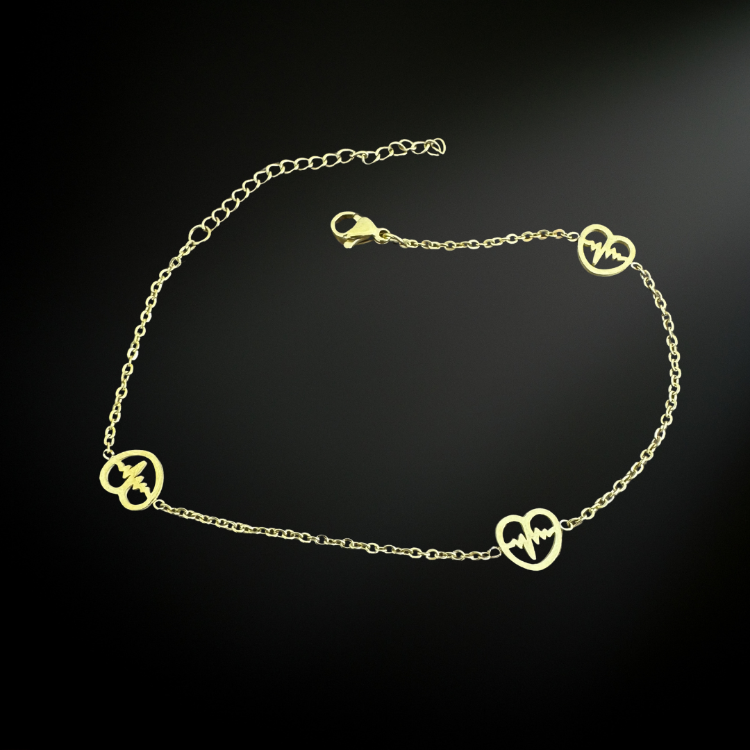 Heartbeat Anklet