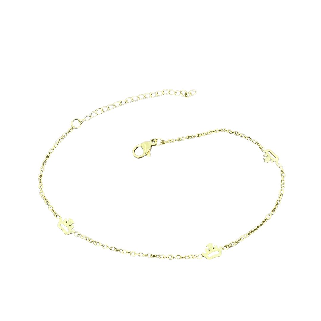 Crown Anklet