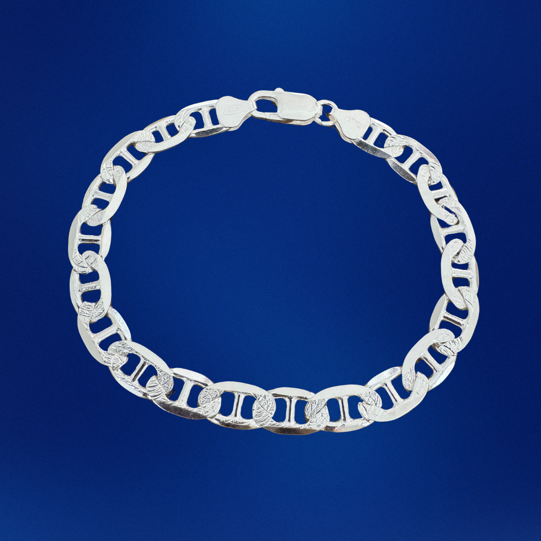 Mariner Anchor Chain Bracelet 0.8cm