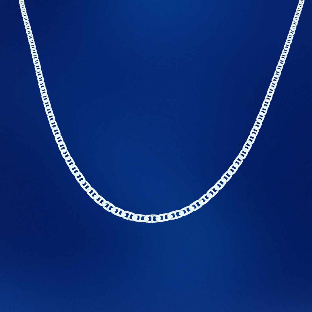 Baby Mariner Anchor Chain silver925 Necklace 0.3cm