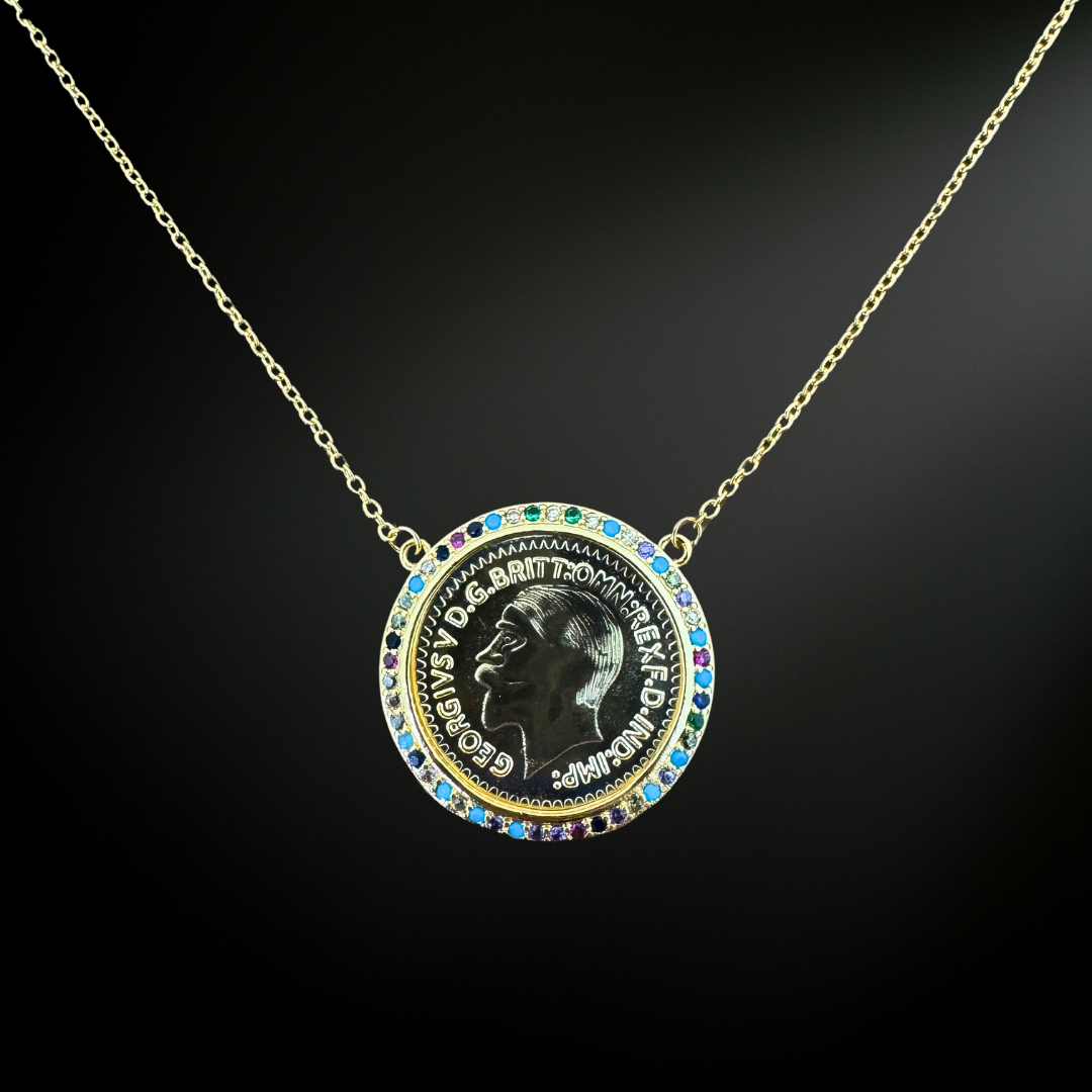 George V Coin Necklace