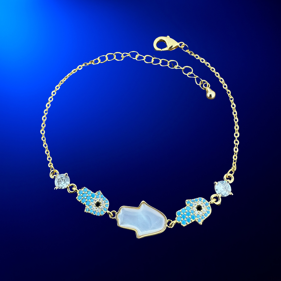 Hamsa Evil Eye Bracelet