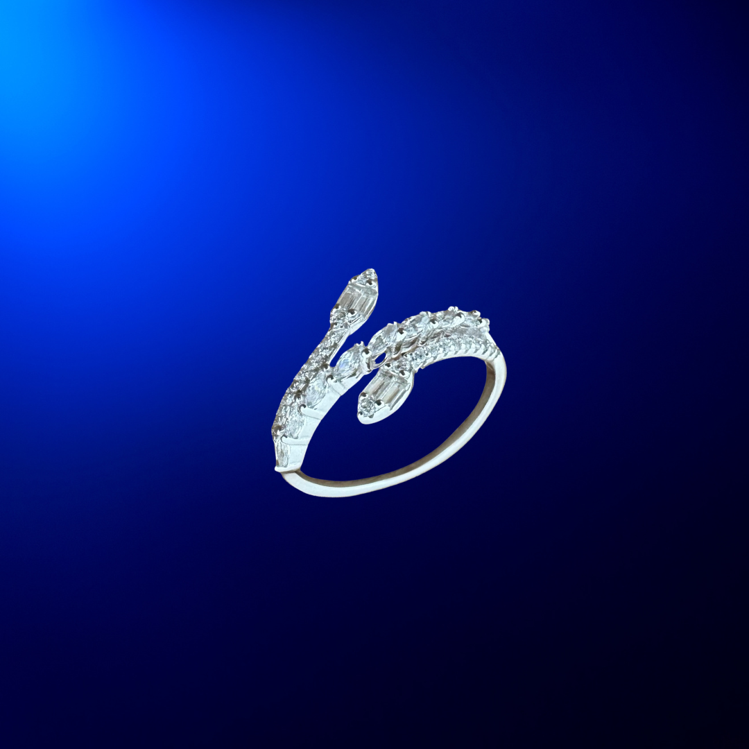 Serpentine Spark Silver925 Ring