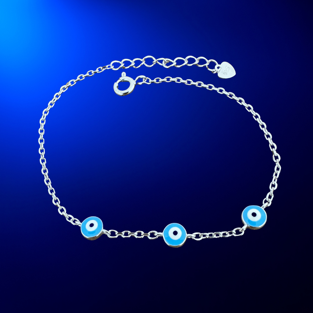 Triple Gaze Silver925 Bracelet