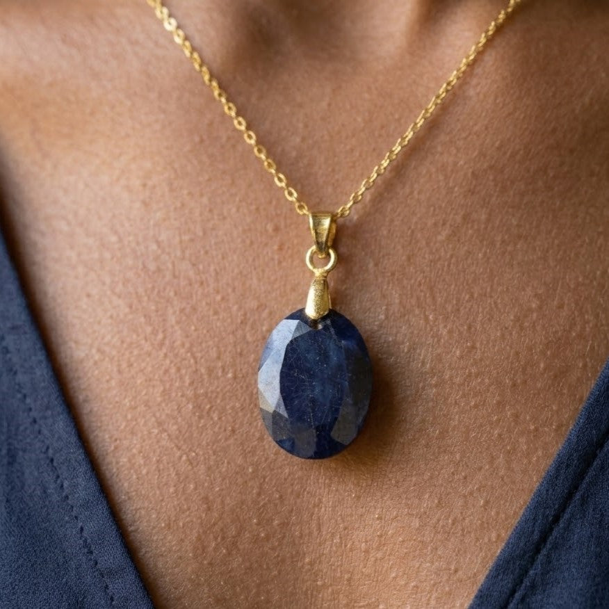 Midnight Sapphire Necklace