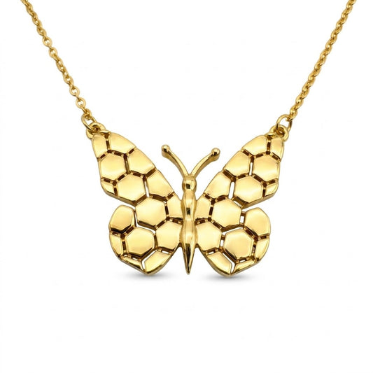 The Honeycomb Papillon Necklace