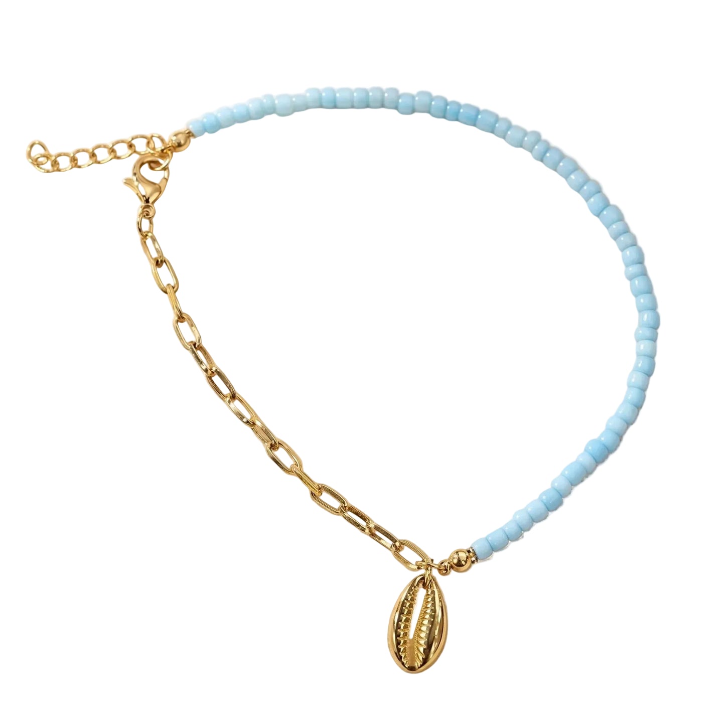 Lumina Cowrie Anklet