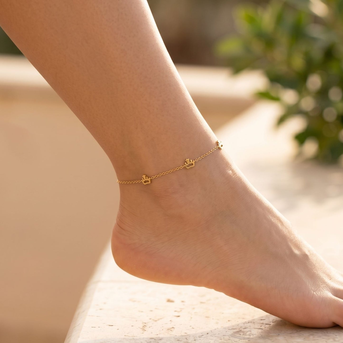 Crown Anklet