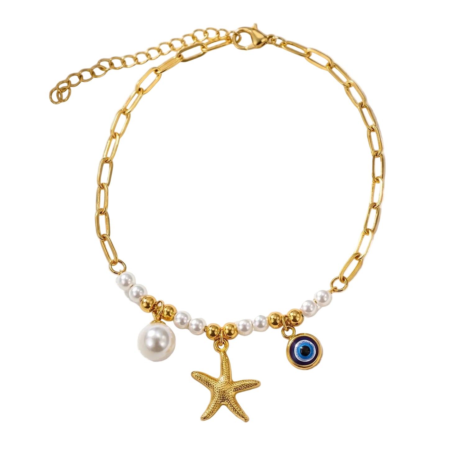 Lumina Shoreline Amulet Anklet