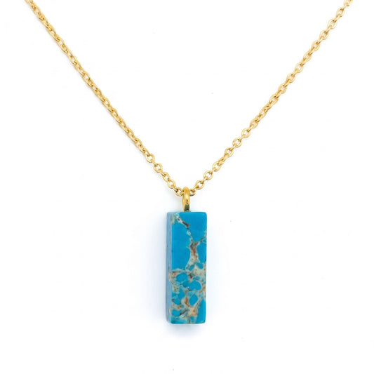 Azure Bar Necklace