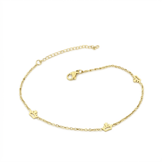 Crown Anklet