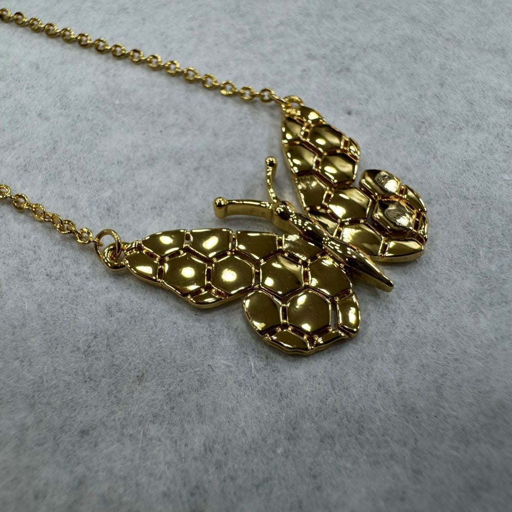 The Honeycomb Papillon Necklace