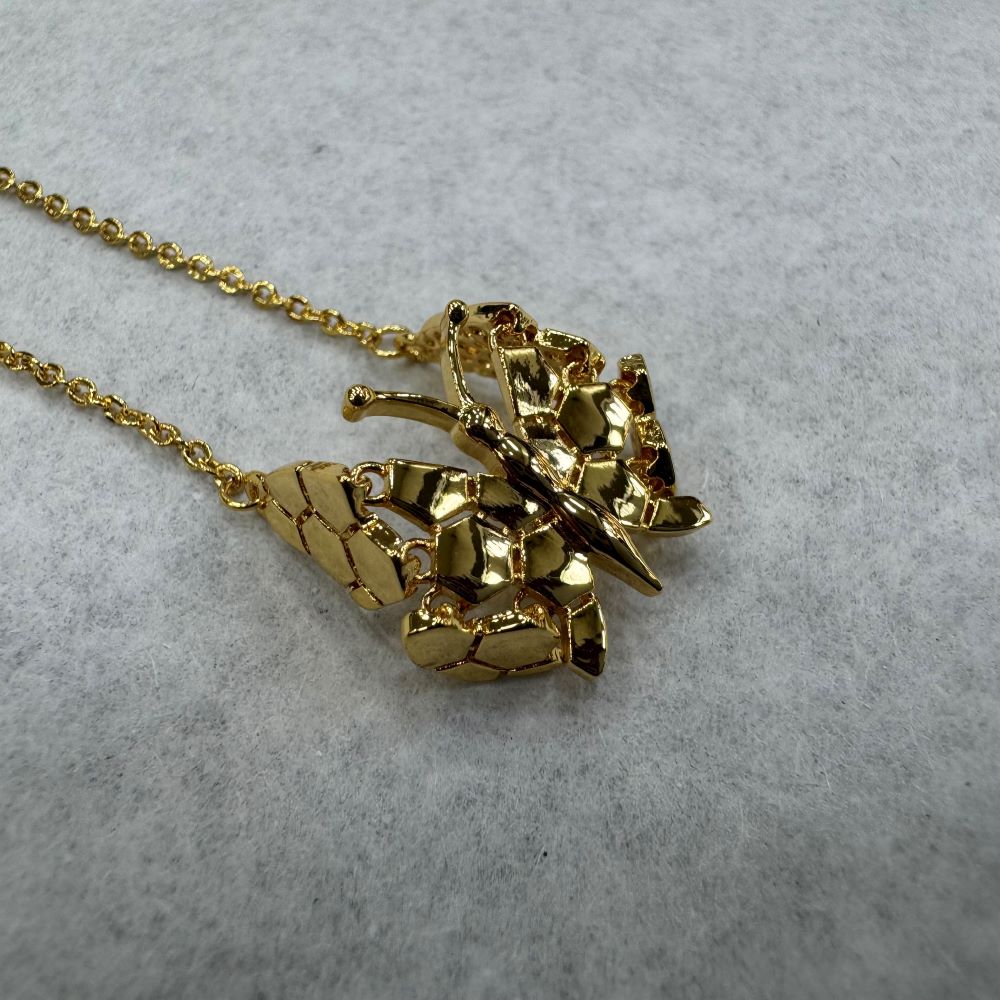 The Honeycomb Papillon Necklace