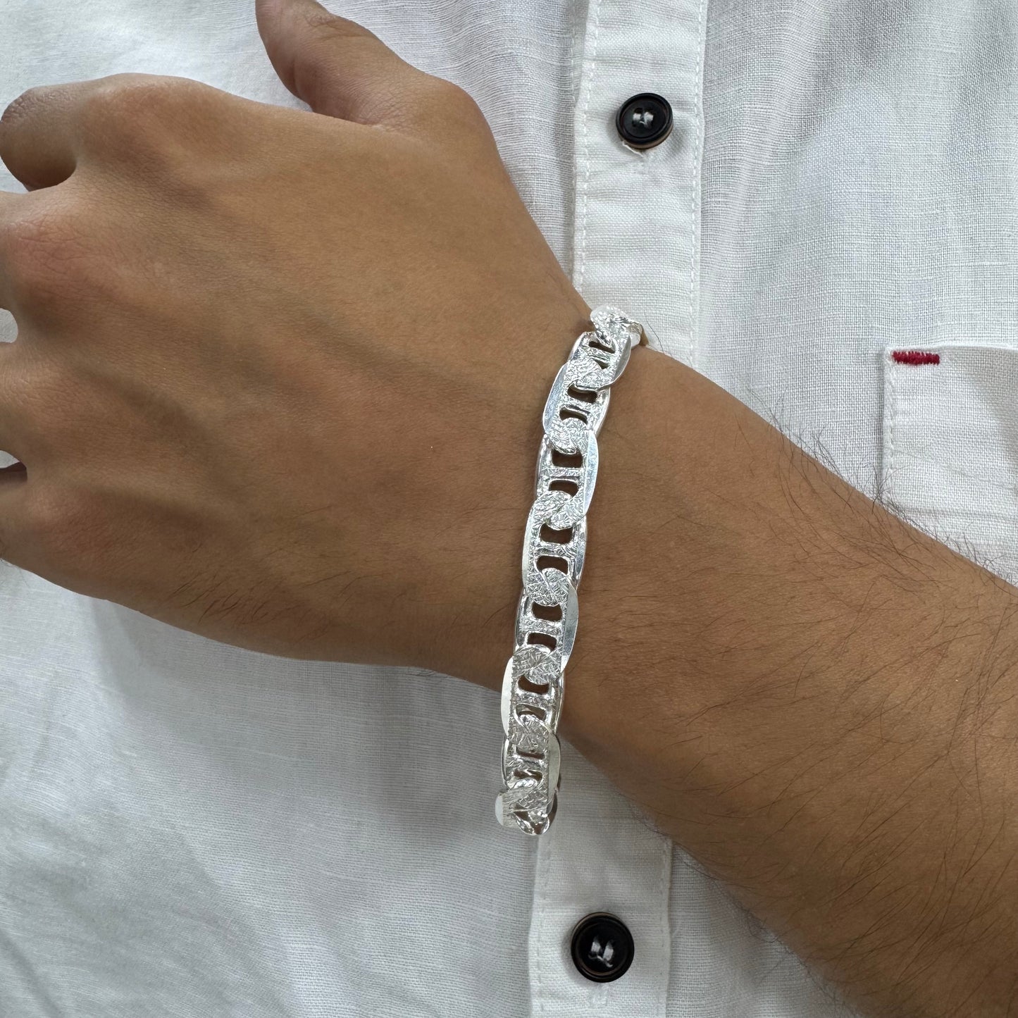 Mariner Anchor Chain Bracelet 1cm