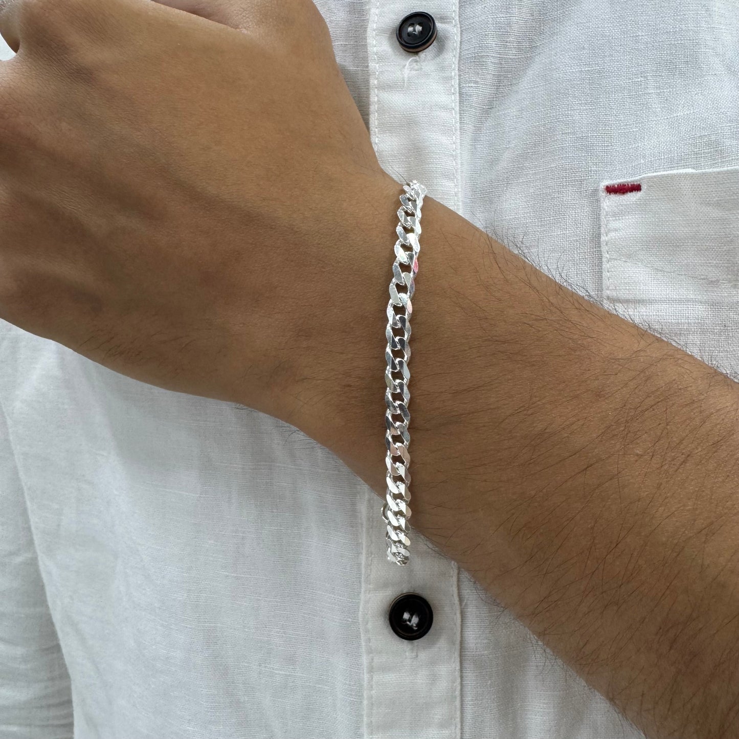 Curb Chain Bracelet 0.6cm