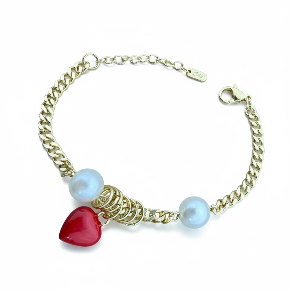 Berry Pearl Bracelet