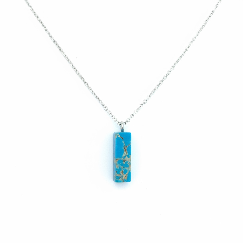 Azure Bar Necklace