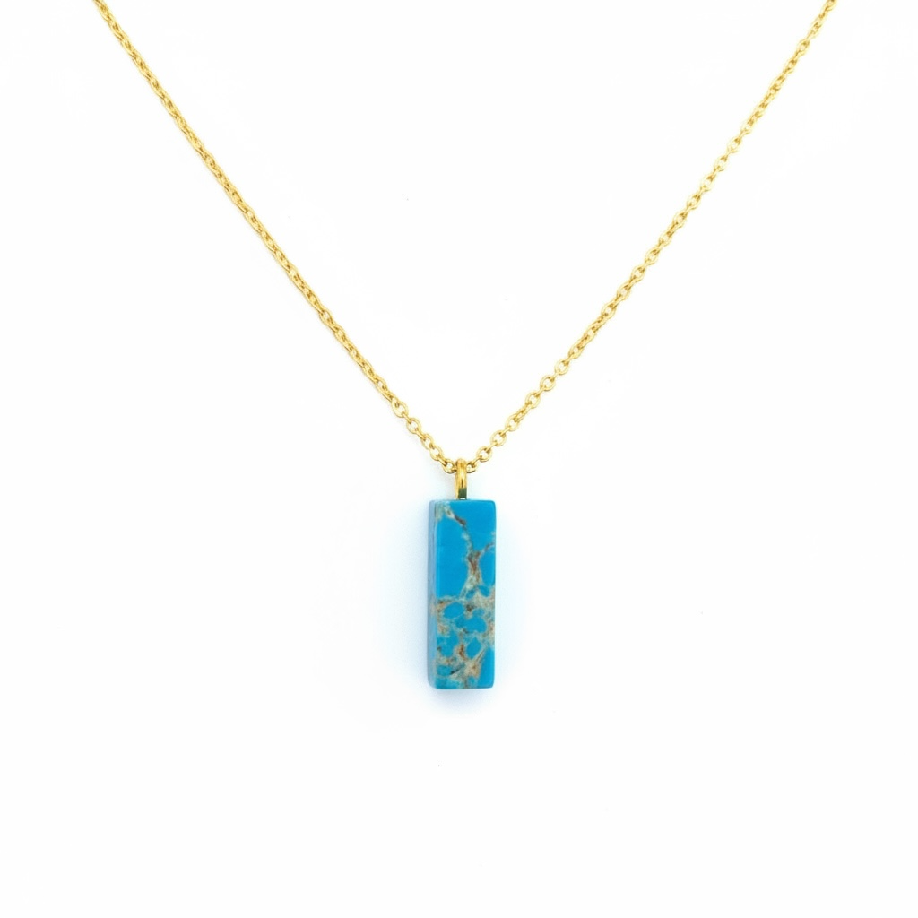 Azure Bar Necklace