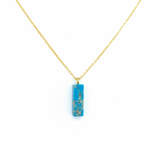 Azure Bar Necklace
