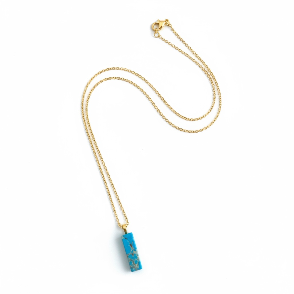 Azure Bar Necklace