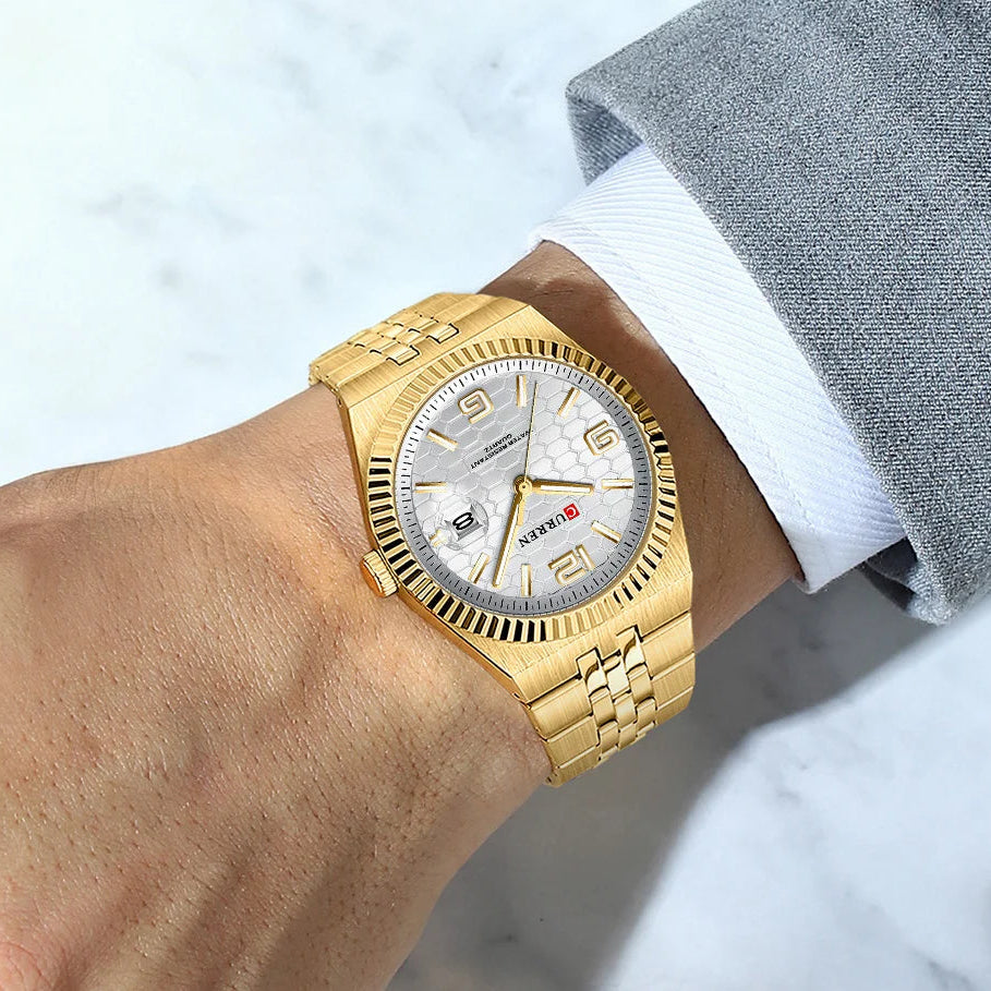 Gold | White